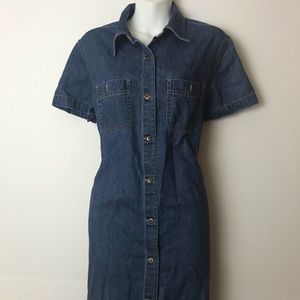 LC jean dress size 10